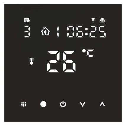 Drôtový termostat GoSmart pre podlahové kúrenie 230 V / 16 A, Wi‑Fi
