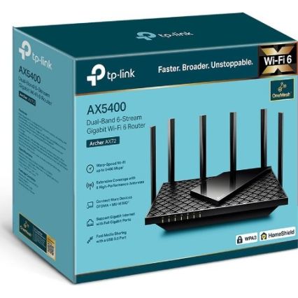 Dual Bank 6-streamový gigabitový Wi‑Fi 6 router