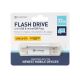 Dual Flash Disk USB + MicroUSB 32GB strieborná