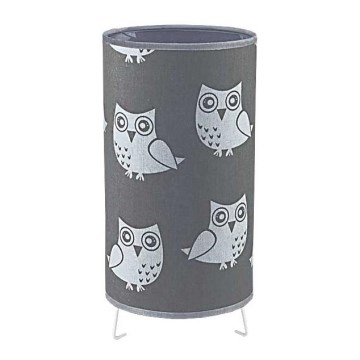 Duolla - Detská stolná lampa OWL 1xE27/40W/230V pr. 15 cm