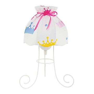 Duolla - Detská stolná lampa PRINCESS 1xE27/40W/230V pr. 28 cm