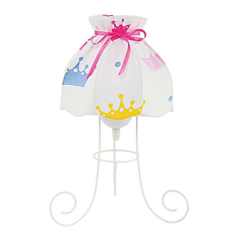 Duolla - Detská stolná lampa PRINCESS 1xE27/40W/230V pr. 28 cm