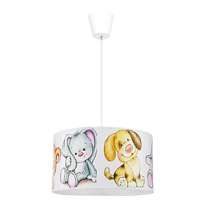 Duolla - Detský luster na lanku SWEET BEARS 1xE27/40W/230V pr. 35 cm