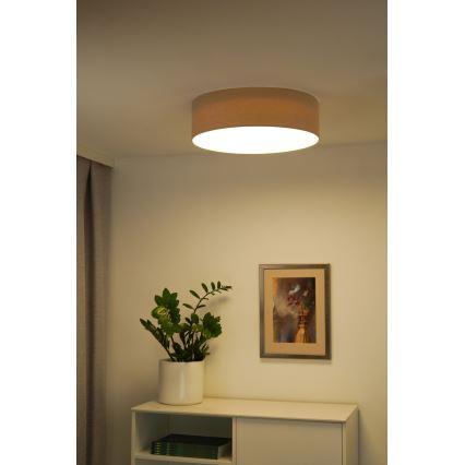 Duolla - LED Stropné svietidlo CORTINA LED/26W/230V pr. 30 cm 4000K béžová