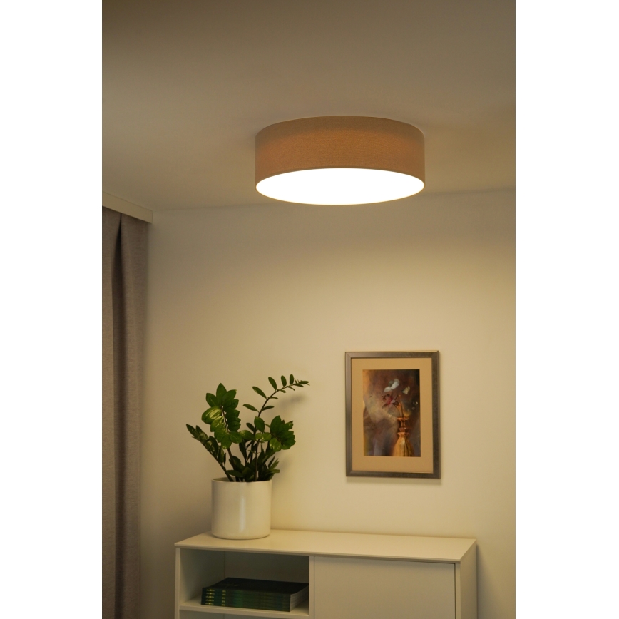 Duolla - LED Stropné svietidlo CORTINA LED/26W/230V pr. 30 cm 4000K béžová