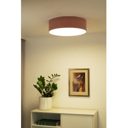 Duolla - LED Stropné svietidlo CORTINA LED/26W/230V pr. 30 cm 4000K ružová