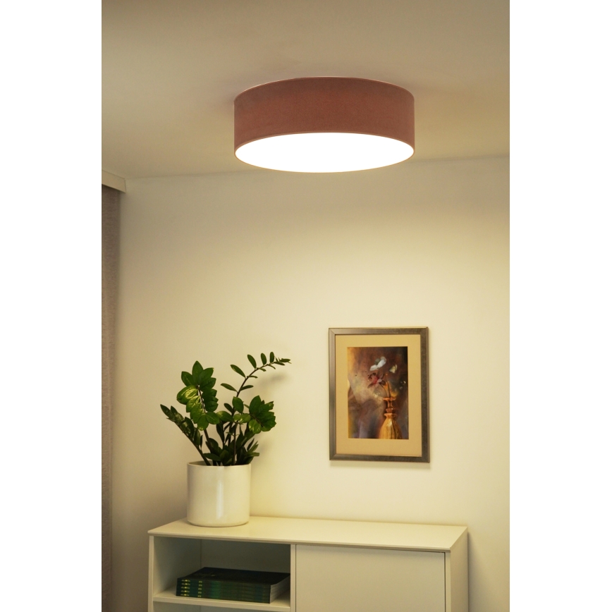 Duolla - LED Stropné svietidlo CORTINA LED/26W/230V pr. 30 cm 4000K ružová