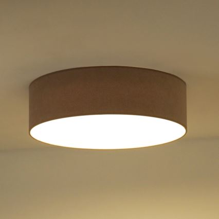 Duolla - LED Stropné svietidlo CORTINA LED/26W/230V pr. 45 cm 4000K hnedá