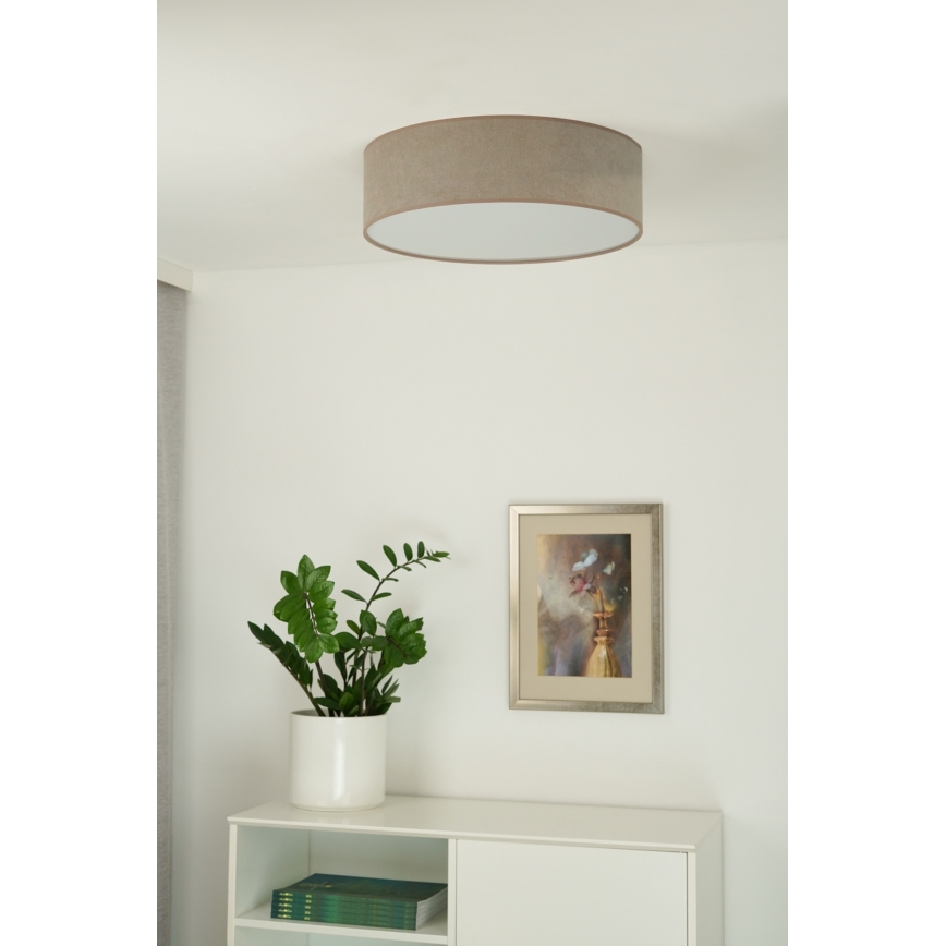 Duolla - LED Stropné svietidlo CORTINA LED/26W/230V pr. 45 cm 4000K hnedá