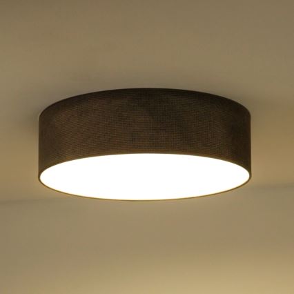 Duolla - LED Stropné svietidlo CORTINA LED/26W/230V pr. 45 cm 4000K hnedá