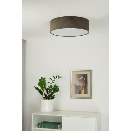 Duolla - LED Stropné svietidlo CORTINA LED/26W/230V pr. 45 cm 4000K hnedá