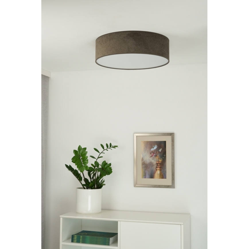 Duolla - LED Stropné svietidlo CORTINA LED/26W/230V pr. 45 cm 4000K hnedá