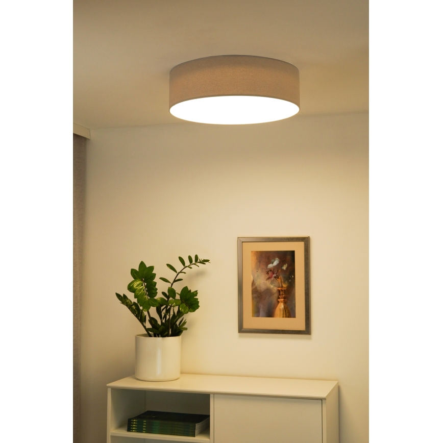 Duolla - LED Stropné svietidlo CORTINA LED/26W/230V pr. 45 cm 4000K šedá