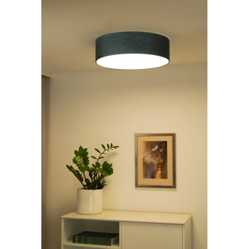 Duolla - LED Stropné svietidlo CORTINA LED/26W/230V pr. 45 cm 4000K tyrkysová