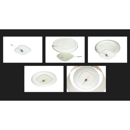 Duolla - LED Stropné svietidlo CORTINA LED/26W/230V pr. 45 cm 4000K tyrkysová