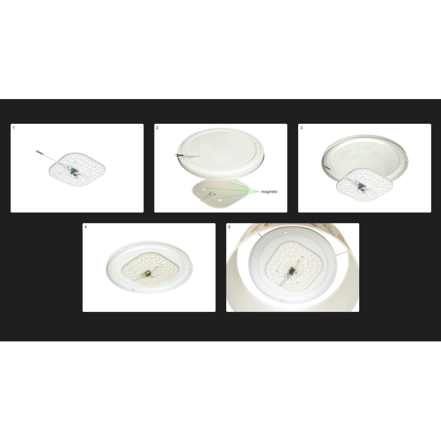 Duolla - LED Stropné svietidlo CORTINA LED/26W/230V pr. 45 cm 4000K tyrkysová
