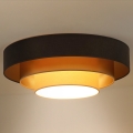 Duolla - LED Stropné svietidlo LUNETA LED/26W/230V pr. 60 cm 4000K hnedá/zlatá/krémová