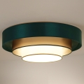 Duolla - LED Stropné svietidlo LUNETA LED/26W/230V pr. 60 cm 4000K zelená/zlatá/biela