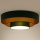 Duolla - LED Stropné svietidlo LUNETA LED/26W/230V pr. 60 cm 4000K zelená/zlatá