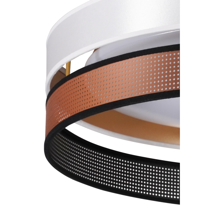 Duolla - LED Stropné svietidlo ROLLER DUO SHINY LED/24W/230V pr. 45 cm biela/medená