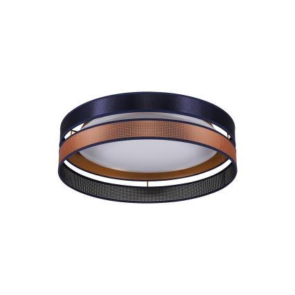 Duolla - LED Stropné svietidlo ROLLER DUO SHINY LED/24W/230V pr. 45 cm modrá/medená