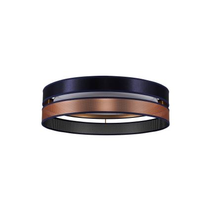 Duolla - LED Stropné svietidlo ROLLER DUO SHINY LED/24W/230V pr. 45 cm modrá/medená