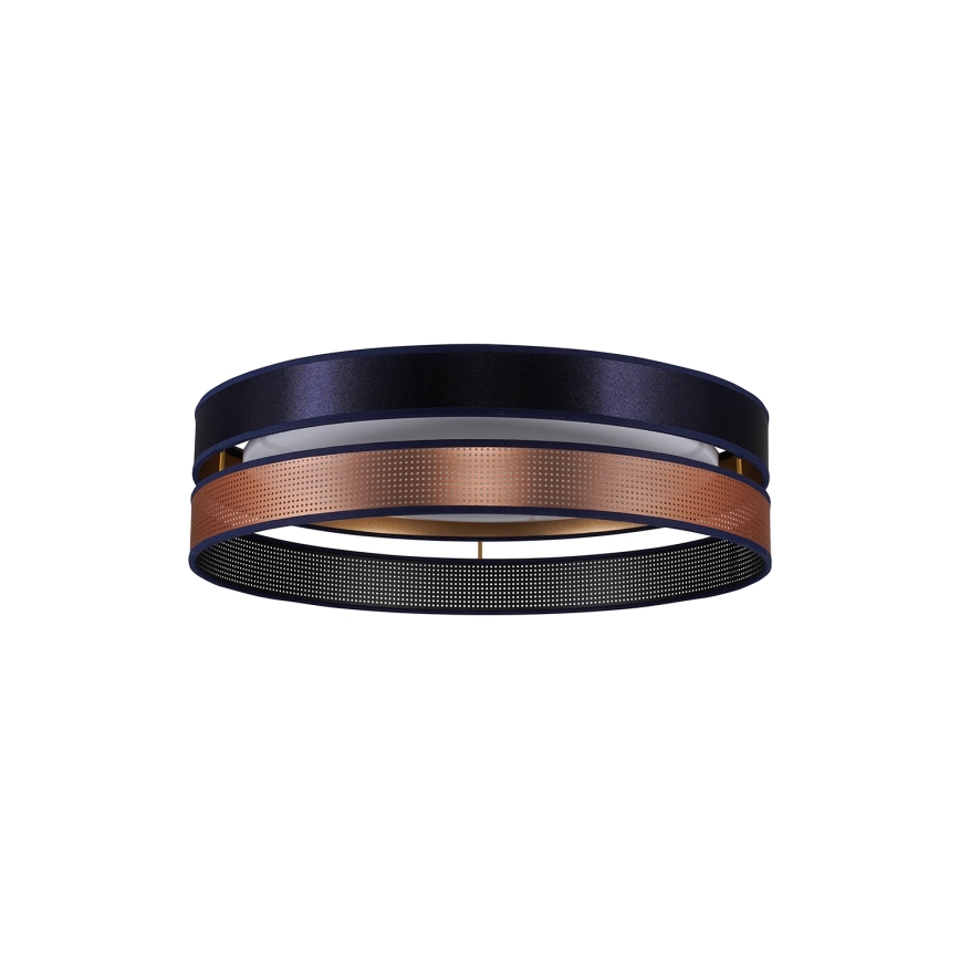 Duolla - LED Stropné svietidlo ROLLER DUO SHINY LED/24W/230V pr. 45 cm modrá/medená