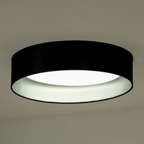 Duolla - LED Stropné svietidlo ROLLER LED/24W/230V čierna/strieborná
