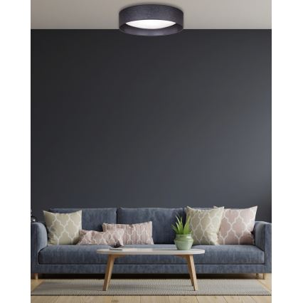 Duolla - LED Stropné svietidlo ROLLER LED/24W/230V pr. 45 cm antracit