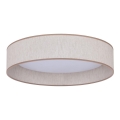 Duolla - LED Stropné svietidlo ROLLER LED/24W/230V pr. 45 cm béžová
