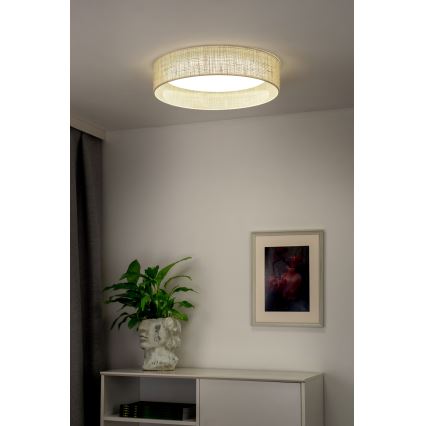 Duolla - LED Stropné svietidlo ROLLER LED/24W/230V pr. 45 cm béžová