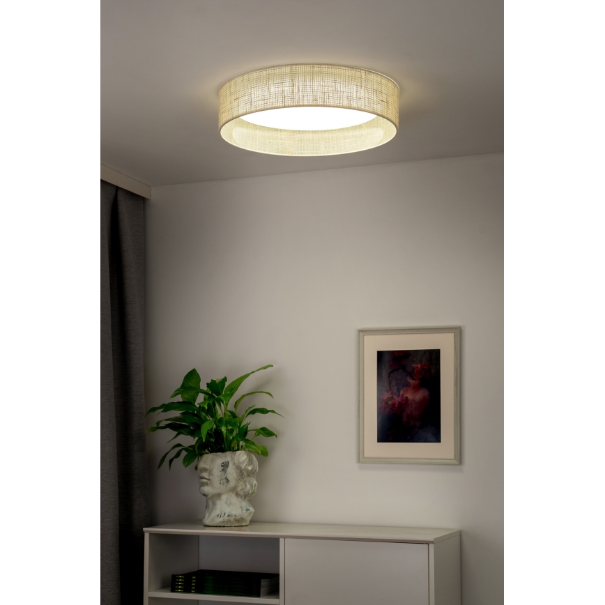 Duolla - LED Stropné svietidlo ROLLER LED/24W/230V pr. 45 cm béžová