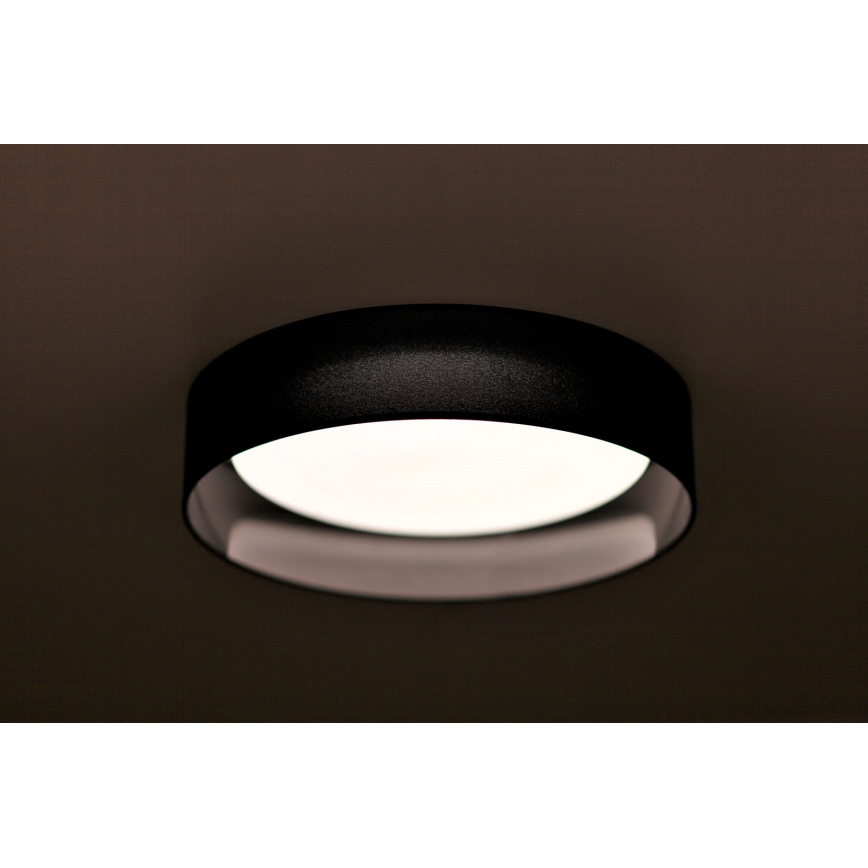 Duolla - LED Stropné svietidlo ROLLER LED/24W/230V pr. 45 cm čierna