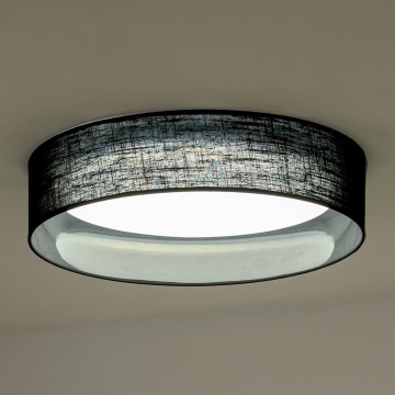Duolla - LED Stropné svietidlo ROLLER LED/24W/230V pr. 45 cm čierna
