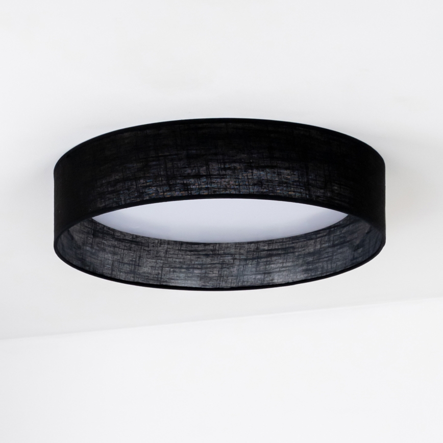 Duolla - LED Stropné svietidlo ROLLER LED/24W/230V pr. 45 cm čierna