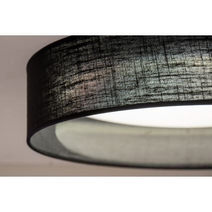 Duolla - LED Stropné svietidlo ROLLER LED/24W/230V pr. 45 cm čierna
