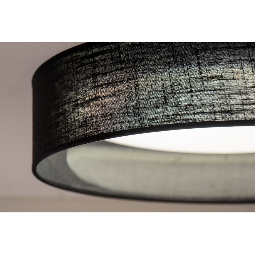 Duolla - LED Stropné svietidlo ROLLER LED/24W/230V pr. 45 cm čierna
