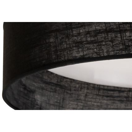 Duolla - LED Stropné svietidlo ROLLER LED/24W/230V pr. 45 cm čierna