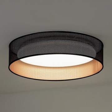 Duolla - LED Stropné svietidlo ROLLER LED/24W/230V pr. 45 cm čierna/medená