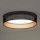 Duolla - LED Stropné svietidlo ROLLER LED/24W/230V pr. 45 cm čierna/medená