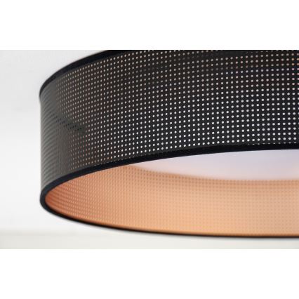 Duolla - LED Stropné svietidlo ROLLER LED/24W/230V pr. 45 cm čierna/medená