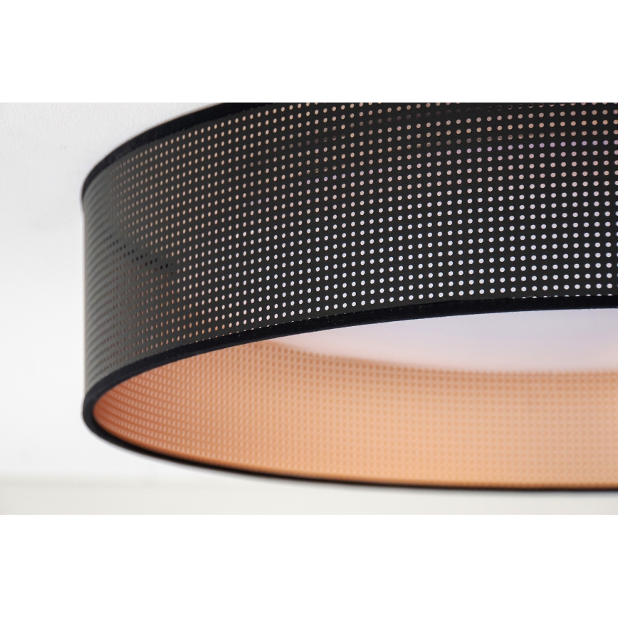 Duolla - LED Stropné svietidlo ROLLER LED/24W/230V pr. 45 cm čierna/medená