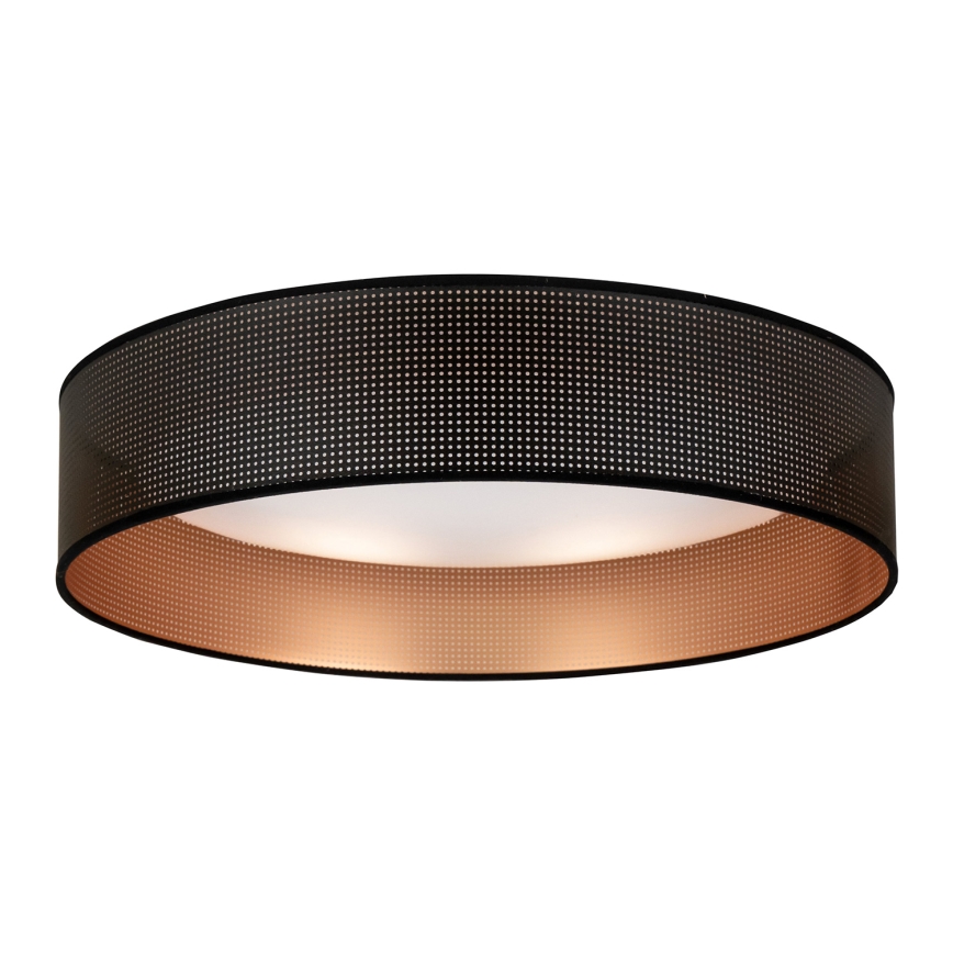 Duolla - LED Stropné svietidlo ROLLER LED/24W/230V pr. 45 cm čierna/medená