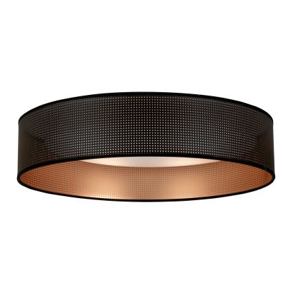 Duolla - LED Stropné svietidlo ROLLER LED/24W/230V pr. 45 cm čierna/medená
