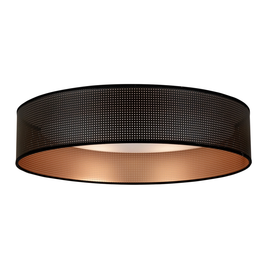 Duolla - LED Stropné svietidlo ROLLER LED/24W/230V pr. 45 cm čierna/medená