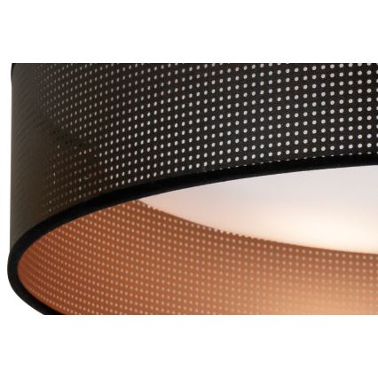 Duolla - LED Stropné svietidlo ROLLER LED/24W/230V pr. 45 cm čierna/medená