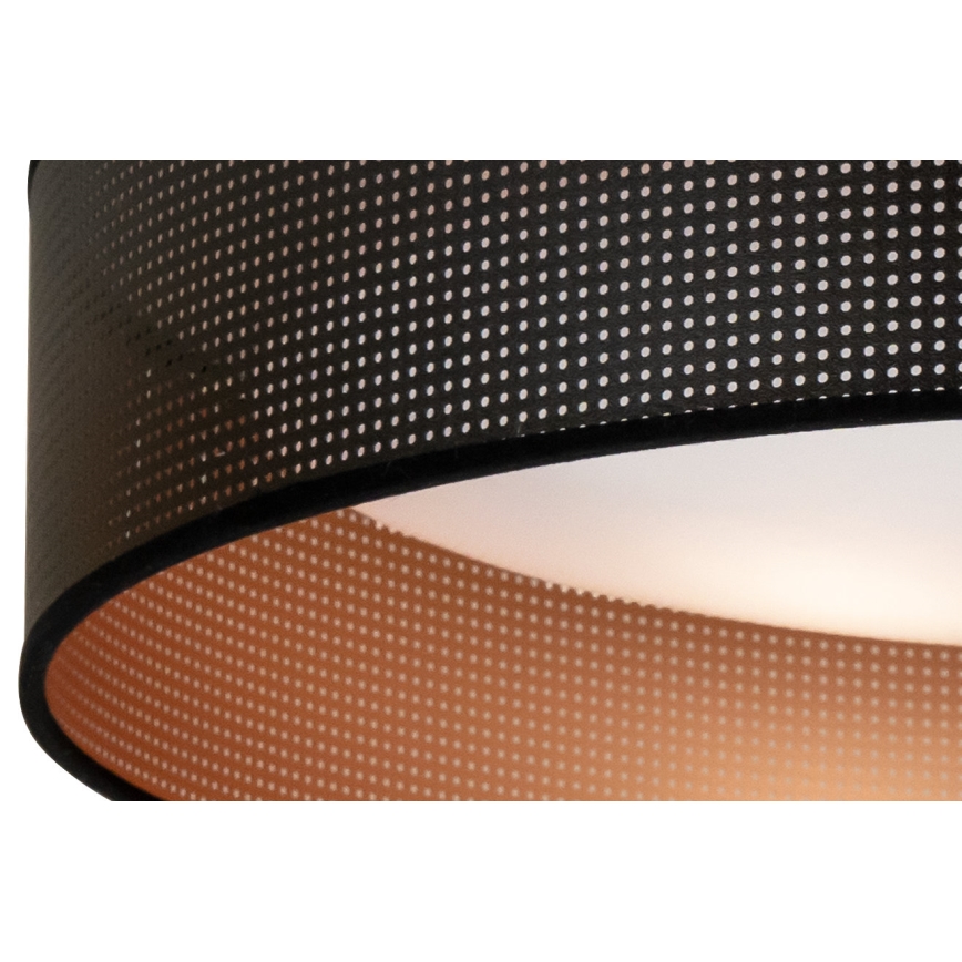 Duolla - LED Stropné svietidlo ROLLER LED/24W/230V pr. 45 cm čierna/medená