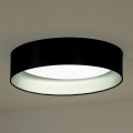 Duolla - LED Stropné svietidlo ROLLER LED/24W/230V pr. 45 cm čierna/strieborná
