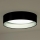 Duolla - LED Stropné svietidlo ROLLER LED/24W/230V pr. 45 cm čierna/strieborná