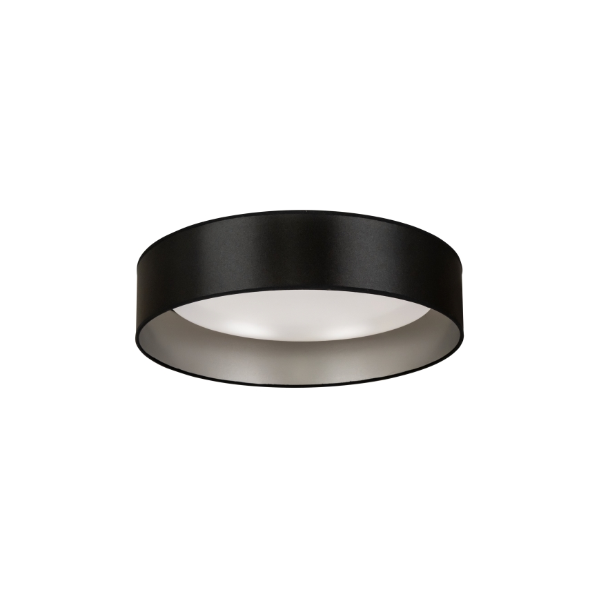 Duolla - LED Stropné svietidlo ROLLER LED/24W/230V pr. 45 cm čierna/strieborná